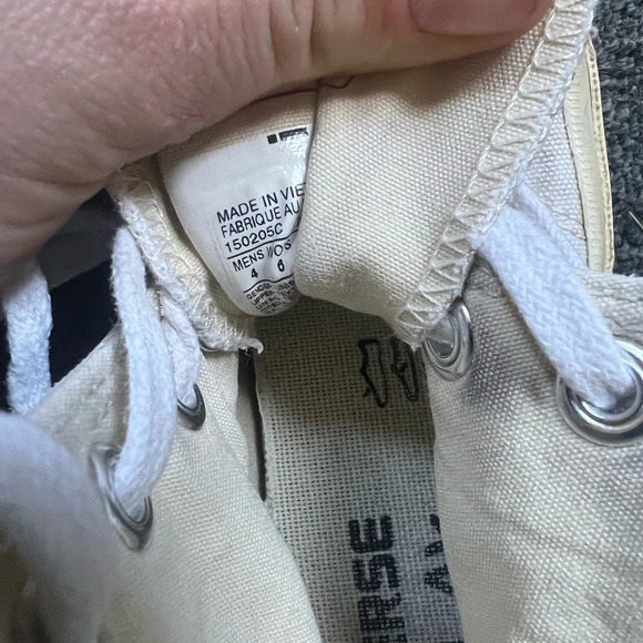 Comme Des Garçons Converse High Top Sneakers, size 6 - Picture 8 of 12